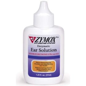 Zymox Enzymatic Ear Solution with Hydrocortisone for Dog and Cat