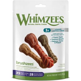 Whimzees Brushzees Dental Treats X