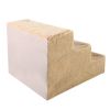 3 Steps Pet Stairs for Dogs and Cats - cream