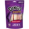 Dingo Dynostix Meat & Rawhide Chew - 5" (10 Pack)