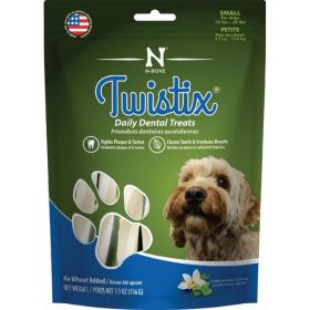 Twistix Wheat Free Dental Dog Treats (Option: Vanilla Mint Flavor  Small  For Dogs 1030 lbs  (5.5 oz))