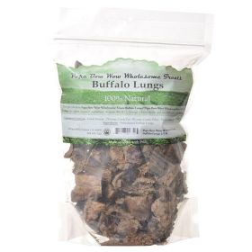 Papa Bow Wow Buffalo Lungs (Option: 0.5 lb)