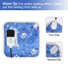 Pet Heating Pad Electric Dog Cat Heating Mat Waterproof Warming Blanket with 9 Heating Levels 4 Timer Setting Constan On Function Chewing-resistant