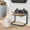 Raised Pets Cats Dog Feeding Station Elevated Pet Feeder